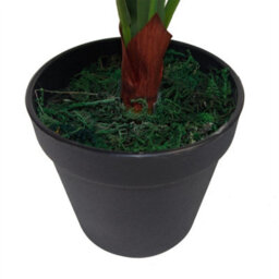 Tropical Artificial Plants 60Cm Dark Bushy Fern 2Ft Leaf - thumbnail 4