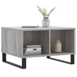 Berkfield Modern Coffee Table Grey Sonoma 60X50X36.5 Cm Engineered Wood - thumbnail 3