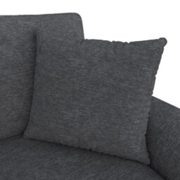 Fenchilin Chenille U-Shaped Sectional Sofa With 2 Storage Chaise Lounges, 2 Cushions 4-Seater Comfy Couch Grey - thumbnail 7