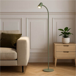 Loops Stylish Modern Green Floor Lamp - Elegant Indoor Lighting For Home Decor - thumbnail 3