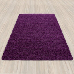 UETIAN Luxurious Shaggy Rugs Soft Extra Thick Area Rugs Heavy 5Cm Dense Pile For Living Room Bedroom Hallway (Purple, 60 X 110Cm) - thumbnail 2