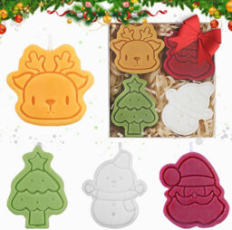 4 Pieces Christmas Candles Set Christmas Gift Set - thumbnail 3