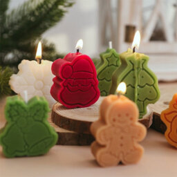 4 Pieces Christmas Candles Set Christmas Gift Set - thumbnail 6