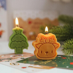 4 Pieces Christmas Candles Set Christmas Gift Set - thumbnail 9