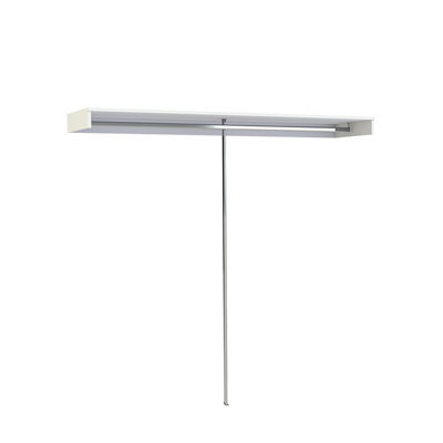 Spacepro White Wardrobe Bedroom Shelf & Hanging Rail Storage Kit (H)2800mm (L)2400mm (D)500mm - image 1