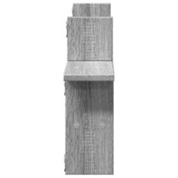 Berkfield Wall Shelves 2 Pcs Grey Sonoma 38X12X38 Cm Engineered Wood - thumbnail 5