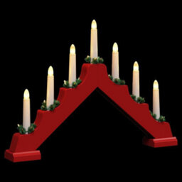 Vidaxl Christmas Candle Bridge 3 Pcs 7 Leds Warm White - thumbnail 5