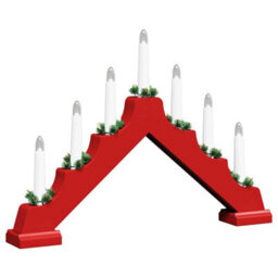 Vidaxl Christmas Candle Bridge 3 Pcs 7 Leds Warm White - thumbnail 6