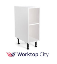 Kitchen Base Unit Cabinet 300mm White By K-Cab