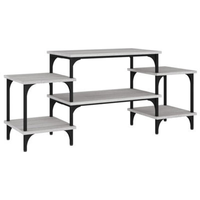 Berkfield Durable Tv Cabinet Grey Sonoma 117X35X52 Cm Engineered Wood - image 1