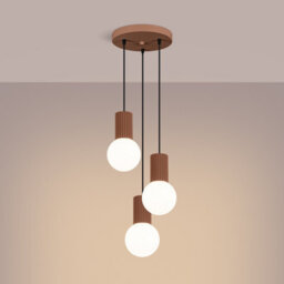 Luminosa Lighting Luminosa Halo Cluster Pendant Ceiling Light Mocha 3X G9 - thumbnail 2