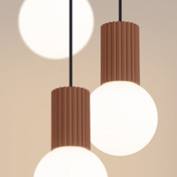 Luminosa Lighting Luminosa Halo Cluster Pendant Ceiling Light Mocha 3X G9 - thumbnail 3