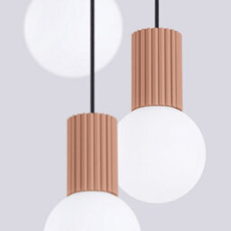 Luminosa Lighting Luminosa Halo Cluster Pendant Ceiling Light Mocha 3X G9 - thumbnail 4