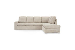 Home Detail Alana Right-Hand Facing Corner Sofa, Mocha Jumbo Cord - thumbnail 2