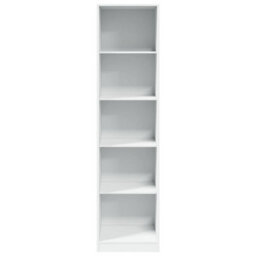 Berkfield Wardrobe White 50X50X200 Cm Engineered Wood - thumbnail 4