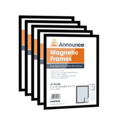 Advance Announce Magnetic Frame A4 Black (Pack Of 5) Aa01847 - thumbnail 1