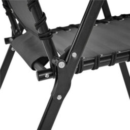 Yaheetech Dark Grey Set Of 2 Outdoor Texteline Folding Dining Chairs With Armrests - thumbnail 8