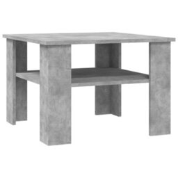Berkfield Coffee Table Concrete Grey 60X60X42 Cm Engineered Wood - thumbnail 2