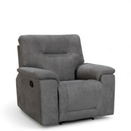 Grey Fabric Murcia Manual Recliner Chair - thumbnail 4