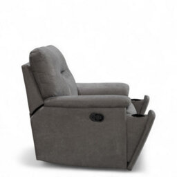 Grey Fabric Murcia Manual Recliner Chair - thumbnail 6