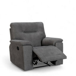 Grey Fabric Murcia Manual Recliner Chair - thumbnail 5
