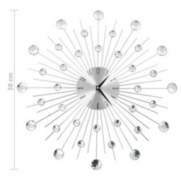 Vidaxl Wall Clock With Quartz Movement Modern Design 50 Cm - thumbnail 6