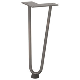 Berkfield Hairpin Legs For Coffee Table 4 Pcs Natural Steel 30 Cm Solid Steel - thumbnail 4