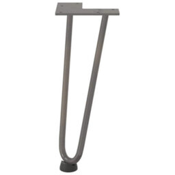 Berkfield Hairpin Legs For Coffee Table 4 Pcs Natural Steel 30 Cm Solid Steel - thumbnail 5