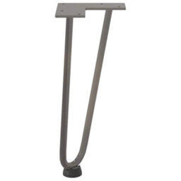 Berkfield Hairpin Legs For Coffee Table 4 Pcs Natural Steel 30 Cm Solid Steel - thumbnail 6