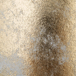 Beliani 45Cm Gold-Foil Polycotton Drum Ceiling Light - Boho Glam Flush Pendant - thumbnail 6