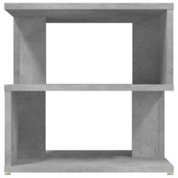 Berkfield Side Table Concrete Grey 40X40X40 Cm Engineered Wood - thumbnail 4