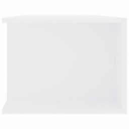 Berkfield Tv Cabinet With Led Lights White 135X39X30 Cm - thumbnail 9
