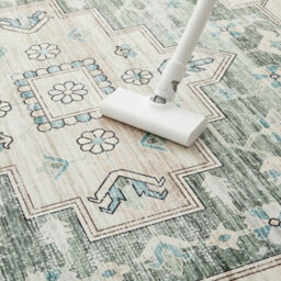 Aspire Homeware Modern Low Pile Area Rug, Non-Slip Living Room Door And Kitchen Rugs, Ember Design (L)60Cm X (W)40Cm - thumbnail 7
