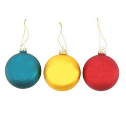 Something Different Nostalgic Gl Christmas Bauble (Pack Of 3) Multicoloured (One Size) - thumbnail 2
