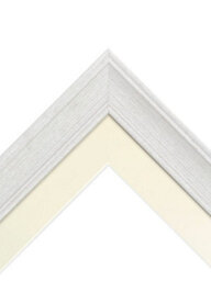 Frames By Post Scandi Limed White Frame With Ivory Mount For Image Size A4 - thumbnail 5