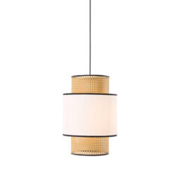 Darphe Nordic Style Fabric Rattan Pendant Light E27 - thumbnail 2