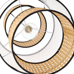 Darphe Nordic Style Fabric Rattan Pendant Light E27 - thumbnail 5
