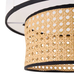 Darphe Nordic Style Fabric Rattan Pendant Light E27 - thumbnail 4
