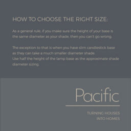 Pacific Lifestyle 25Cm Taupe Poly Cotton Pleated Lampshade For Table Lamps - thumbnail 6