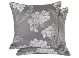 English Garden Cushion Cover In Silver - thumbnail 1