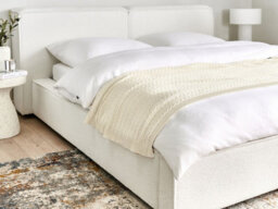 Beliani Blanket Anamur Cotton 110 X 180 Cm Beige - thumbnail 2