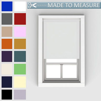 Caecus Blinds Made To Measure Blackout Roller Blind White 060Cm - image 1