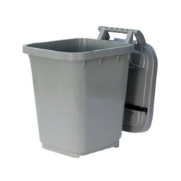 Coral 23L Kerbside Caddy - Silver - thumbnail 4