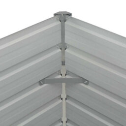 Berkfield Durable Raised Garden Bed Brown 160X80X77 Cm Galvanised Steel - thumbnail 7