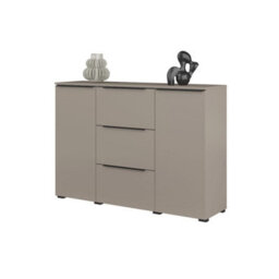 Arte Tana 26 Sideboard Cabinet In Congo & Black - Spacious Storage With Two Doors And Three Drawers - thumbnail 5