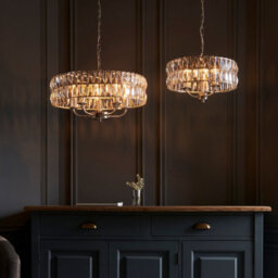 Luminosa Lighting Luminosa Clifton 3 Light Multi Arm Lamp Ceiling Pendant Bright Nickel - thumbnail 7