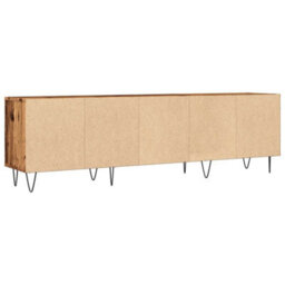 Berkfield Tv Cabinet Old Wood 150X30X44.5 Cm Engineered Wood - thumbnail 7