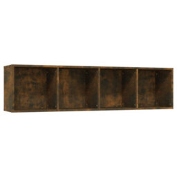 Berkfield Book Cabinet/tv Cabinet Smoked Oak 143X30X36Cm Engineered Wood - thumbnail 2