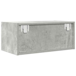 Berkfield Tv Cabinet Concrete Grey 60X31X25.5 Cm Engineered Wood - thumbnail 8