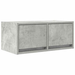 Berkfield Tv Cabinet Concrete Grey 60X31X25.5 Cm Engineered Wood - thumbnail 2